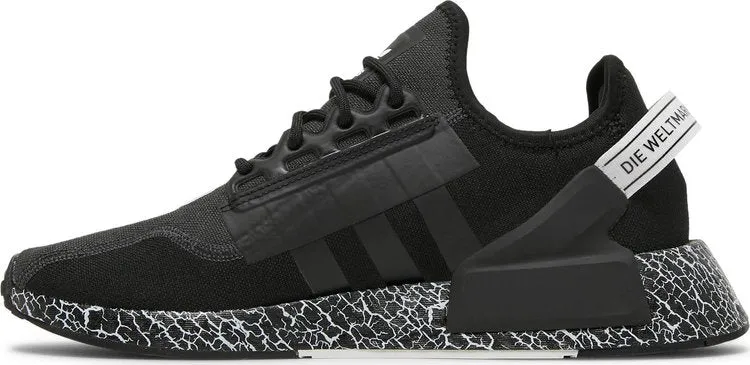 Adidas NMD_R1 V2 'Crackled - Black Carbon' sneakers, black
