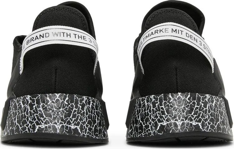 Adidas NMD_R1 V2 'Crackled - Black Carbon' sneakers, black