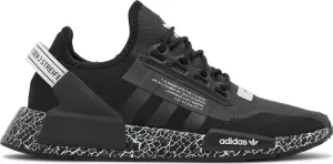 Adidas NMD_R1 V2 'Crackled - Black Carbon' sneakers, black