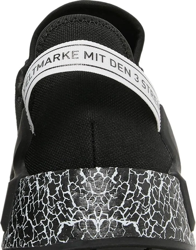 Adidas NMD_R1 V2 'Crackled - Black Carbon' sneakers, black