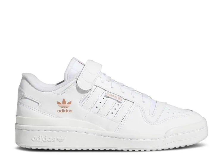 Adidas WMNS FORUM LOW 'WHITE ROSE GOLD METALLIC' sneakers, white