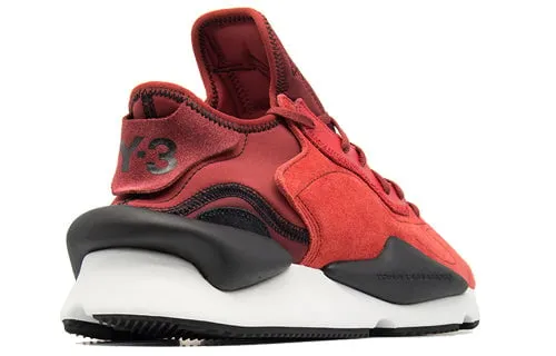 adidas Y-3 Kaiwa 'Lush Red' Sneakers, Black