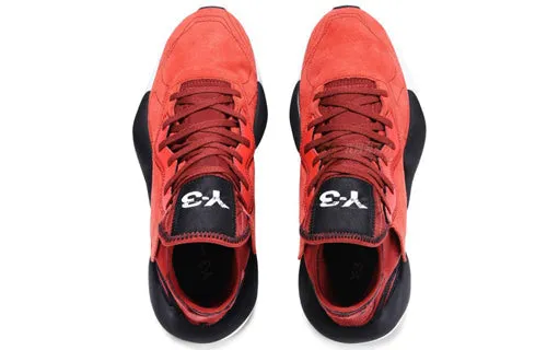 adidas Y-3 Kaiwa 'Lush Red' Sneakers, Black