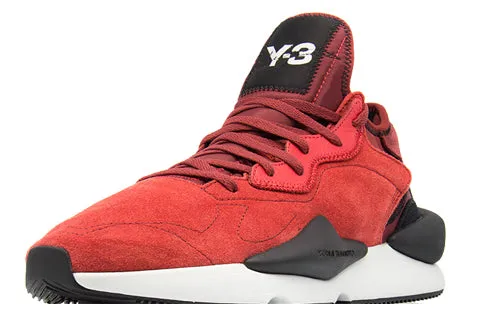 adidas Y-3 Kaiwa 'Lush Red' Sneakers, Black
