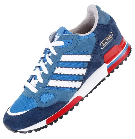 Adidas ZX 750 'Blue Bird' sneakers, blue