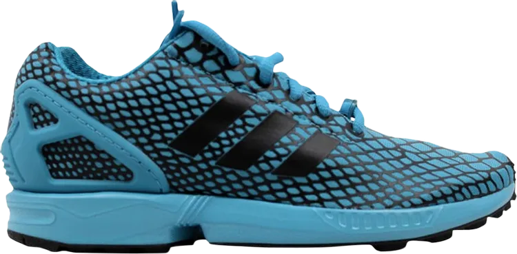 Adidas ZX Flux Techfit 'Sea Blue' sneakers, blue