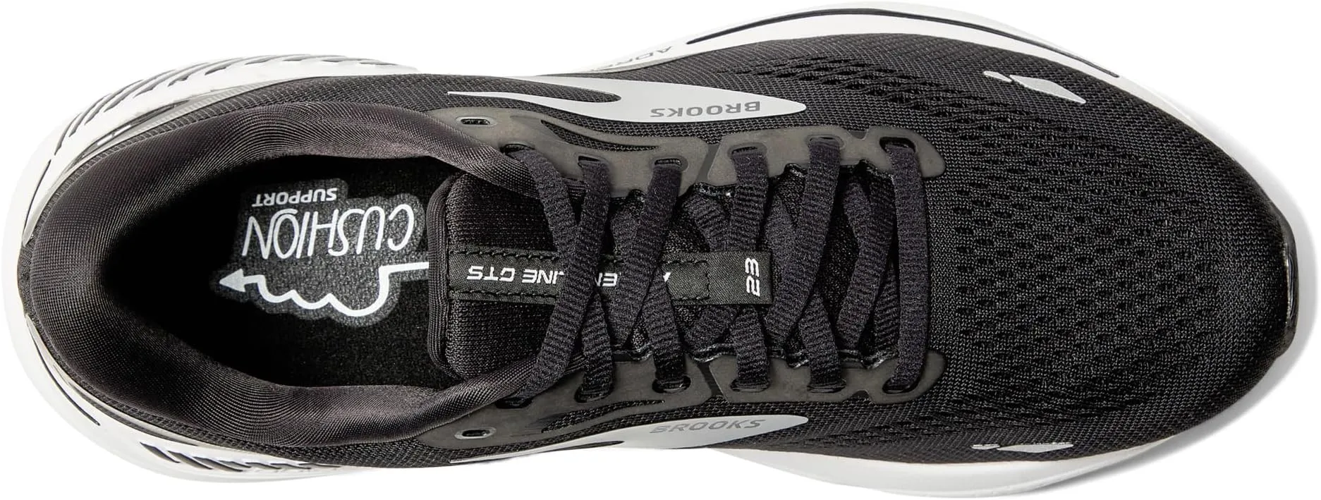 Adrenaline GTS 23 Brooks, Black/White/Silver