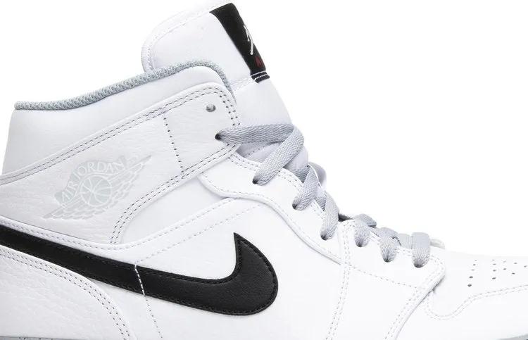 Air Jordan 1 Mid White Cement sneakers, white