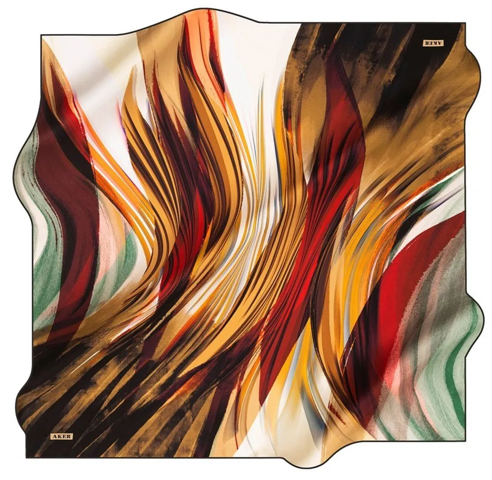 Aker Alexis Women Silk Scarf No. 11