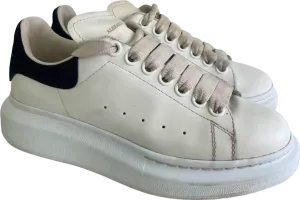 Alexander McQueen White/Black Oversized Sneakers EU 36 UK 3