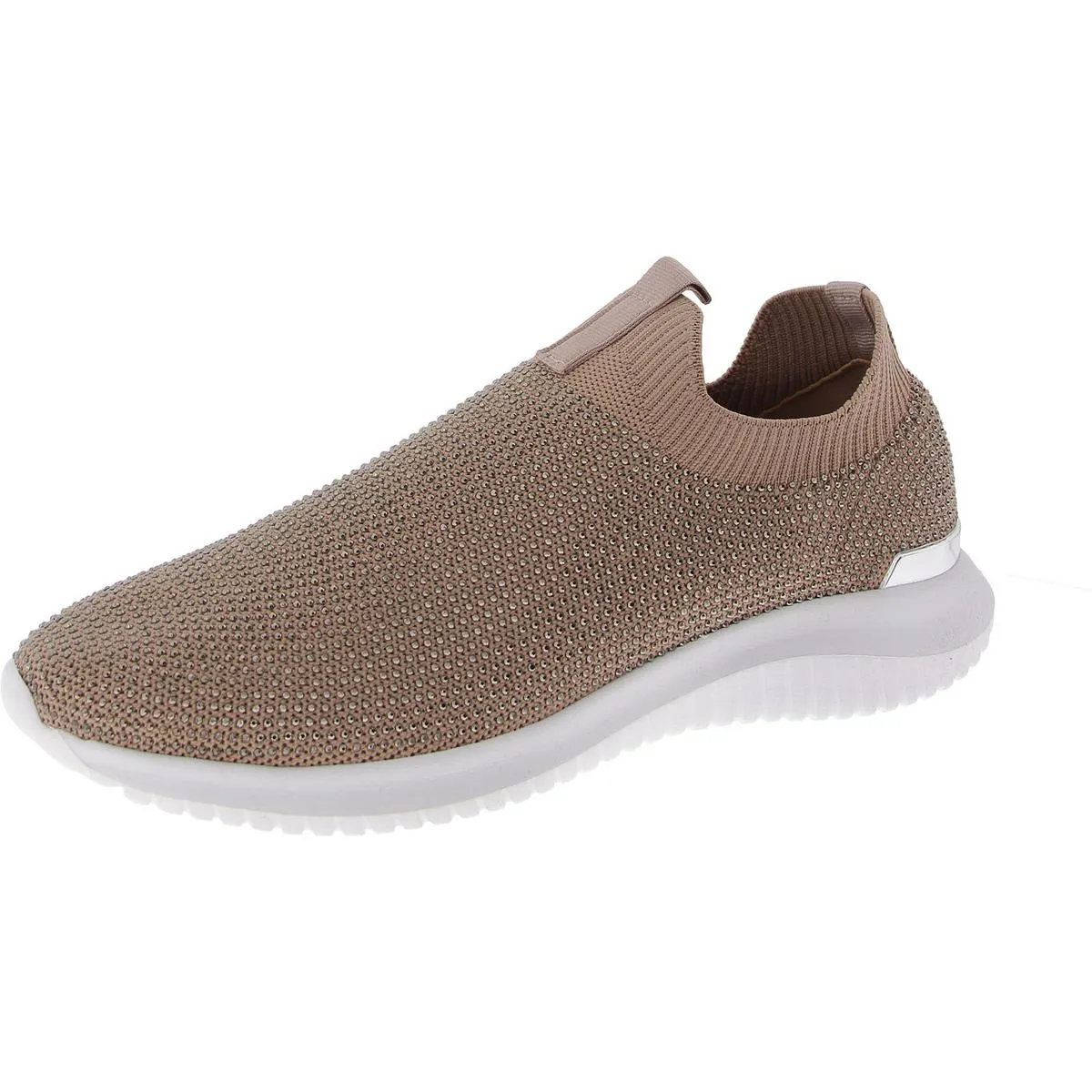 Anne Klein Womens Mylee Knit Laceess Casual And Fashion Sneakers