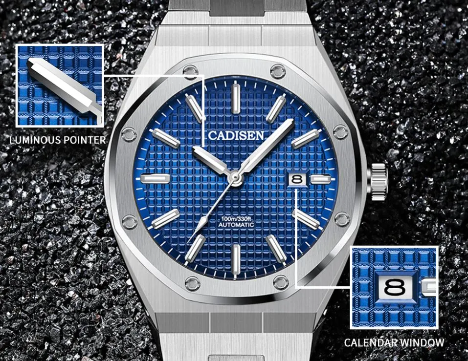 CAD™ Men's Stylish Stainless Steel Business Casual Watch