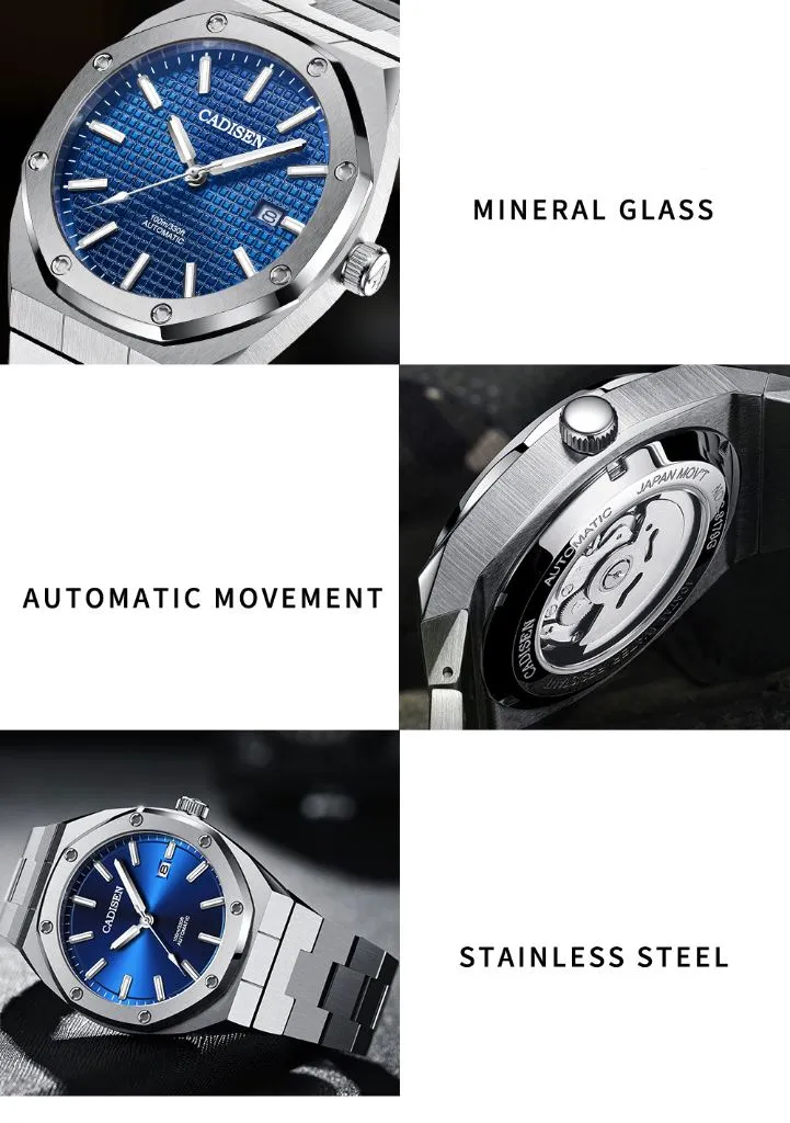 CAD™ Men's Stylish Stainless Steel Business Casual Watch