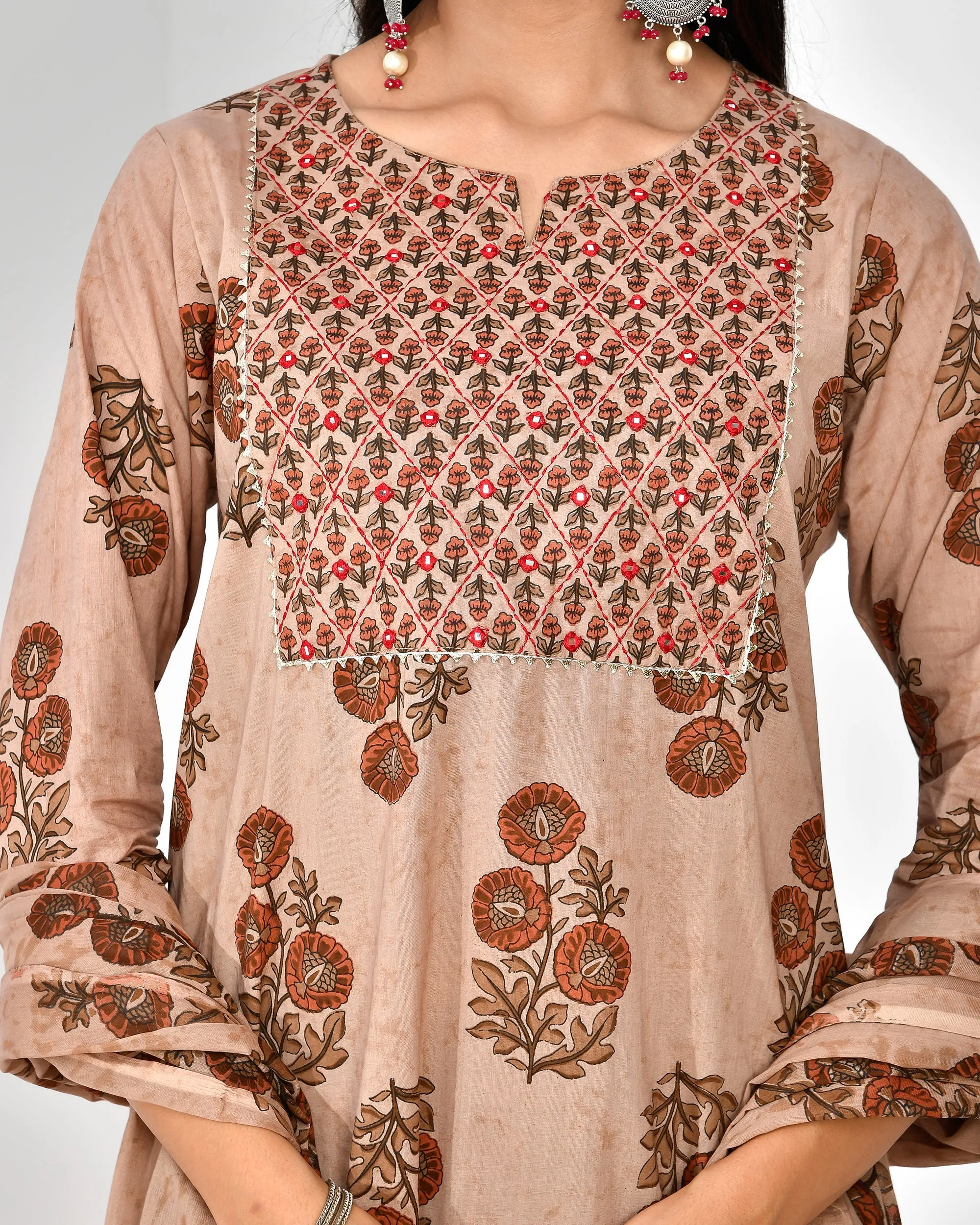 Cotton Jaipur Handblock pant set