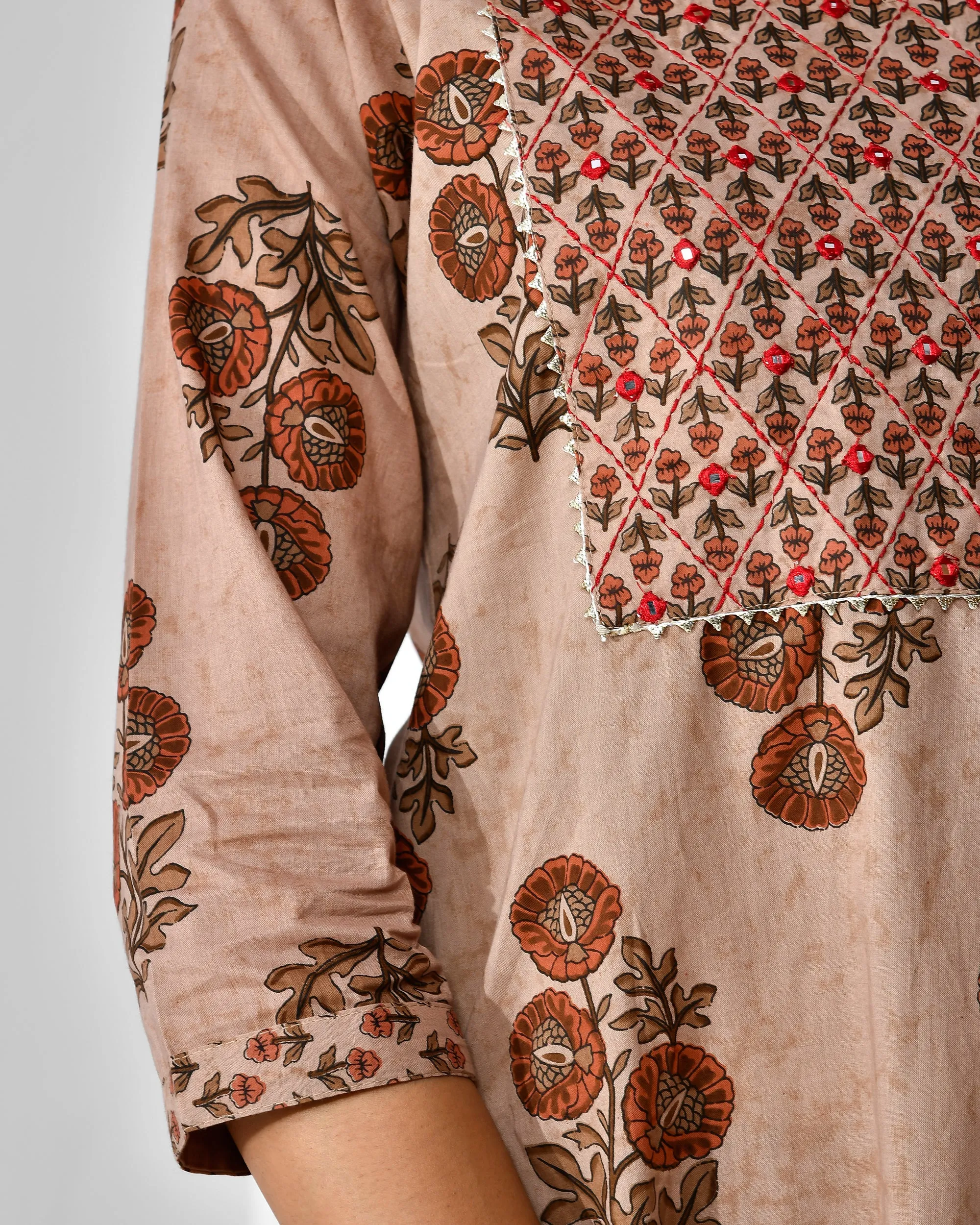 Cotton Jaipur Handblock pant set