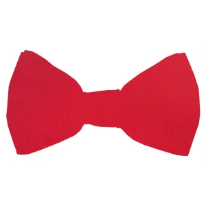 Flame Red Boys Bow Ties