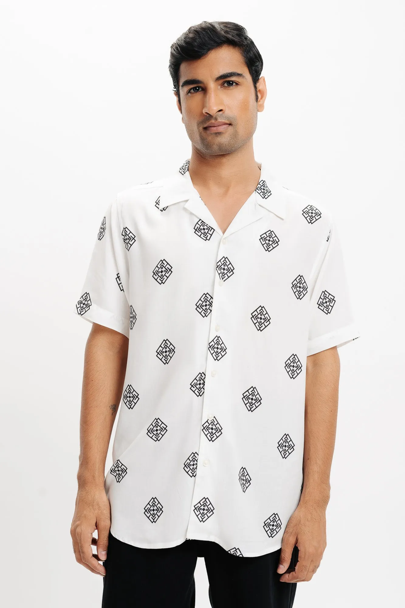 Geo Play Printed Men's Shirt