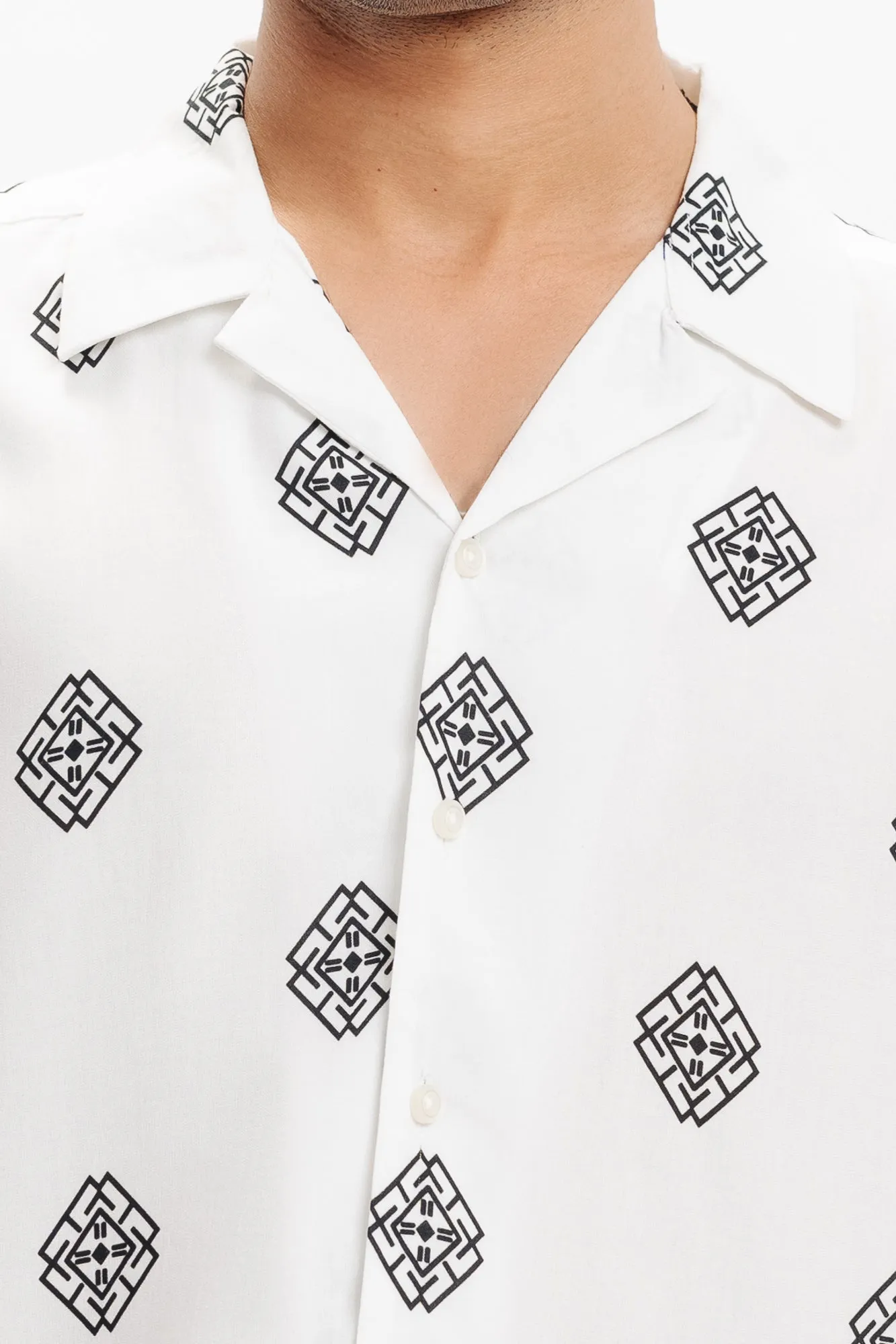 Geo Play Printed Men's Shirt