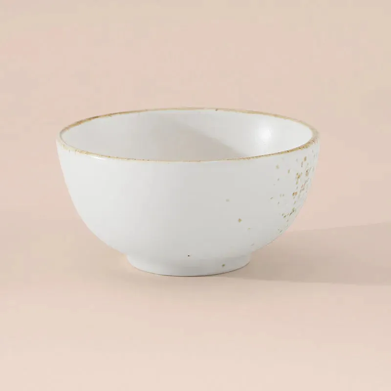 Gold Porcein Splatter Round Dip Bowl | 2.5 x 1.2 inches