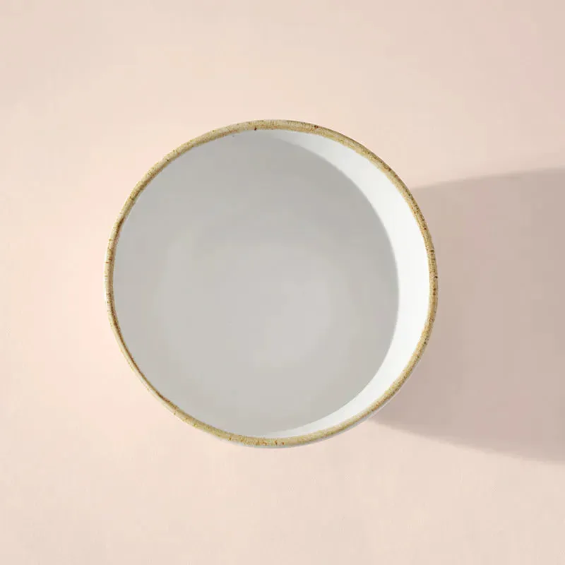 Gold Porcein Splatter Round Dip Bowl | 2.5 x 1.2 inches