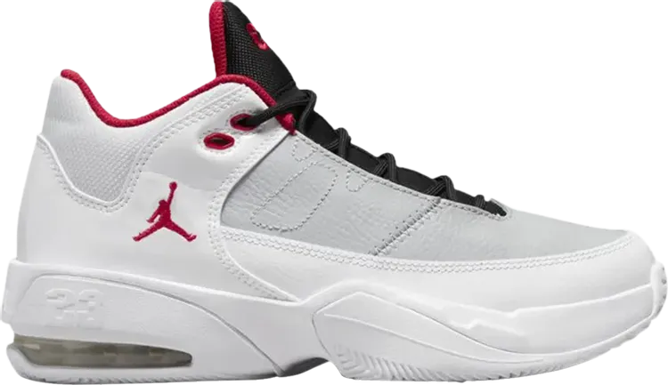Jordan Max Aura 3 GS White University Red sneakers, white