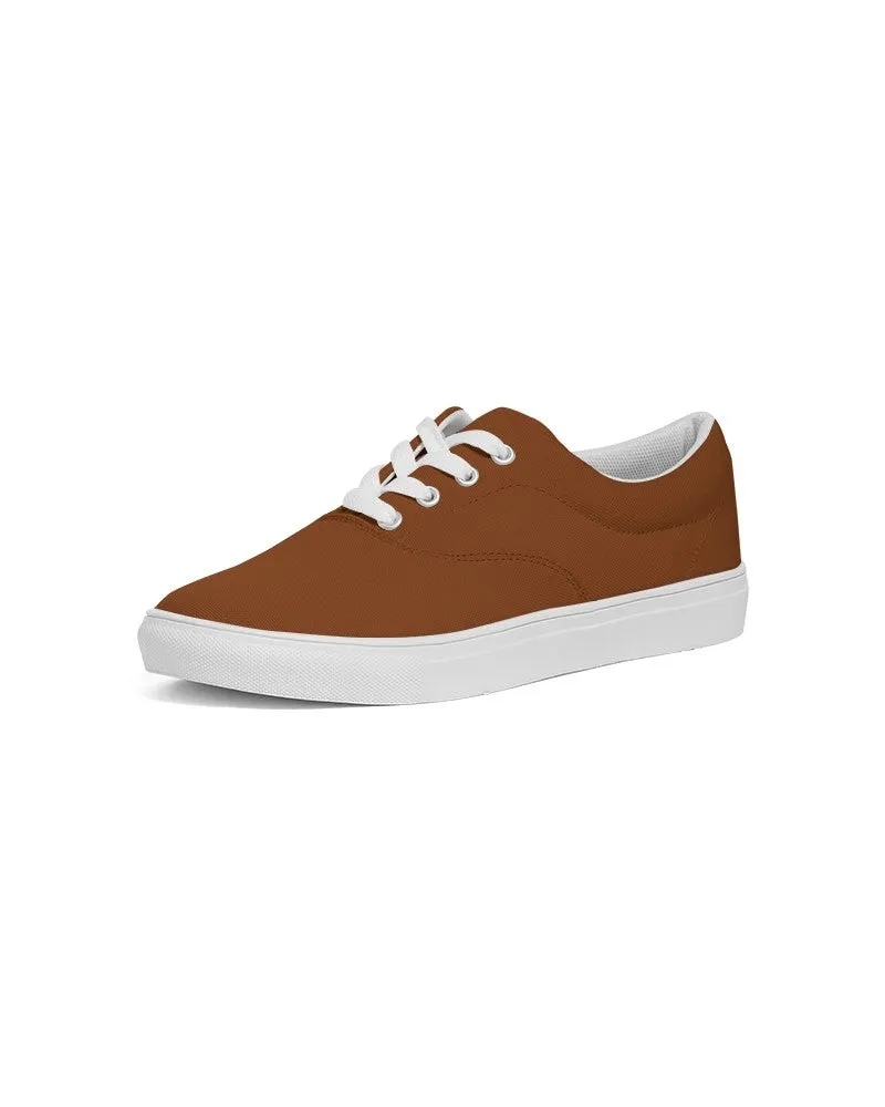 Medium Dark Orange Women's Canvas Sneakers | Women's | Medium Dark Pure Orange | C0M75Y100K60