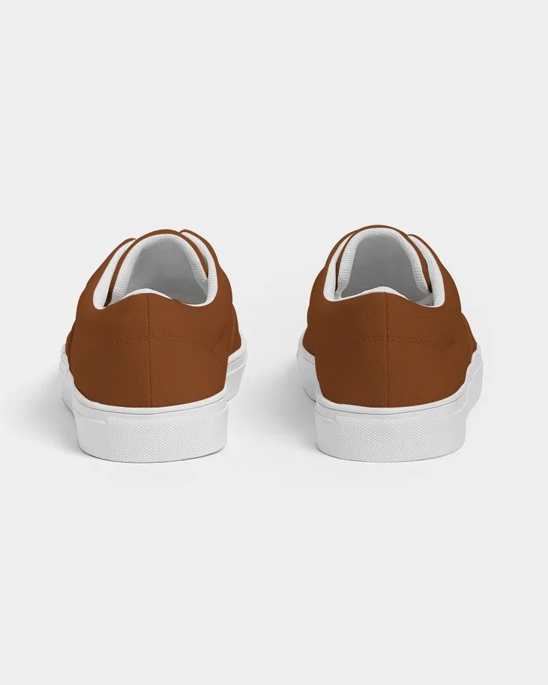 Medium Dark Orange Women's Canvas Sneakers | Women's | Medium Dark Pure Orange | C0M75Y100K60