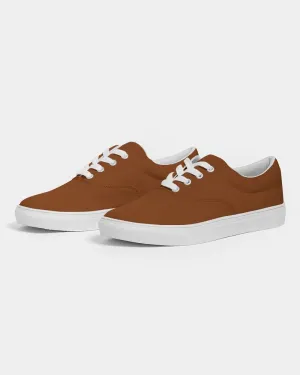 Medium Dark Orange Women's Canvas Sneakers | Women's | Medium Dark Pure Orange | C0M75Y100K60