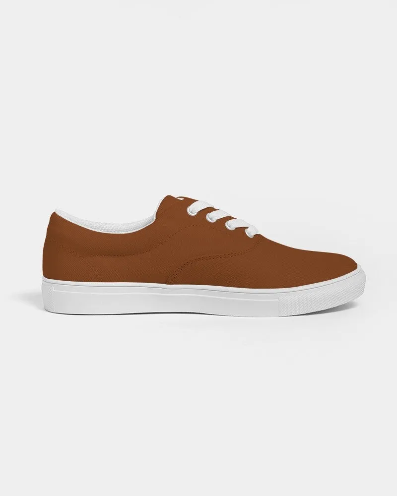 Medium Dark Orange Women's Canvas Sneakers | Women's | Medium Dark Pure Orange | C0M75Y100K60