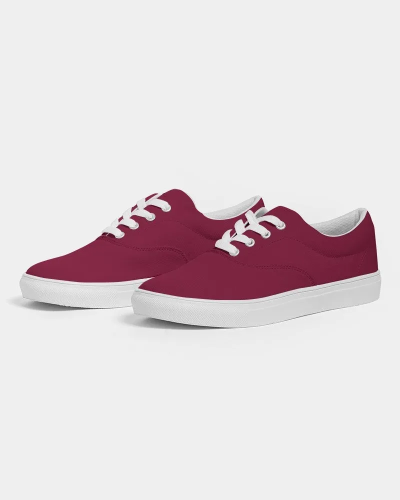 Medium Dark Pink Men's Canvas Sneakers | Men's | Medium Dark Pure Pink | C0M100Y50K60