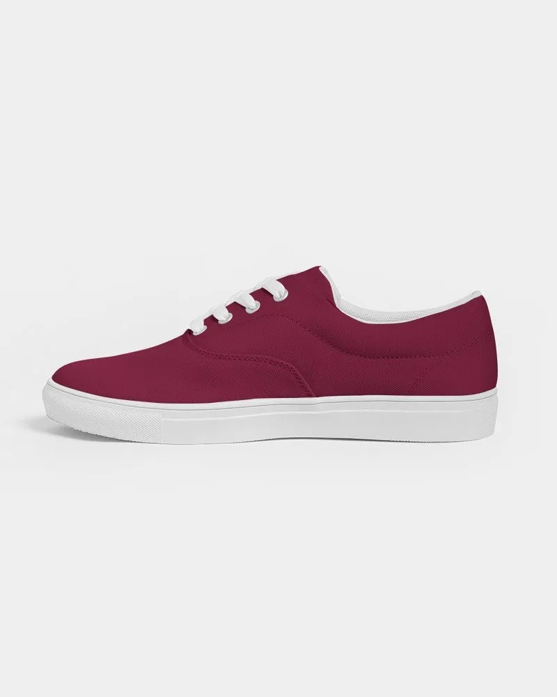 Medium Dark Pink Men's Canvas Sneakers | Men's | Medium Dark Pure Pink | C0M100Y50K60