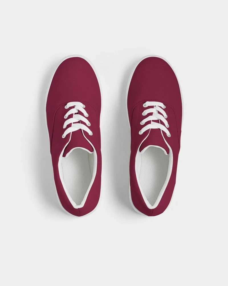 Medium Dark Pink Men's Canvas Sneakers | Men's | Medium Dark Pure Pink | C0M100Y50K60