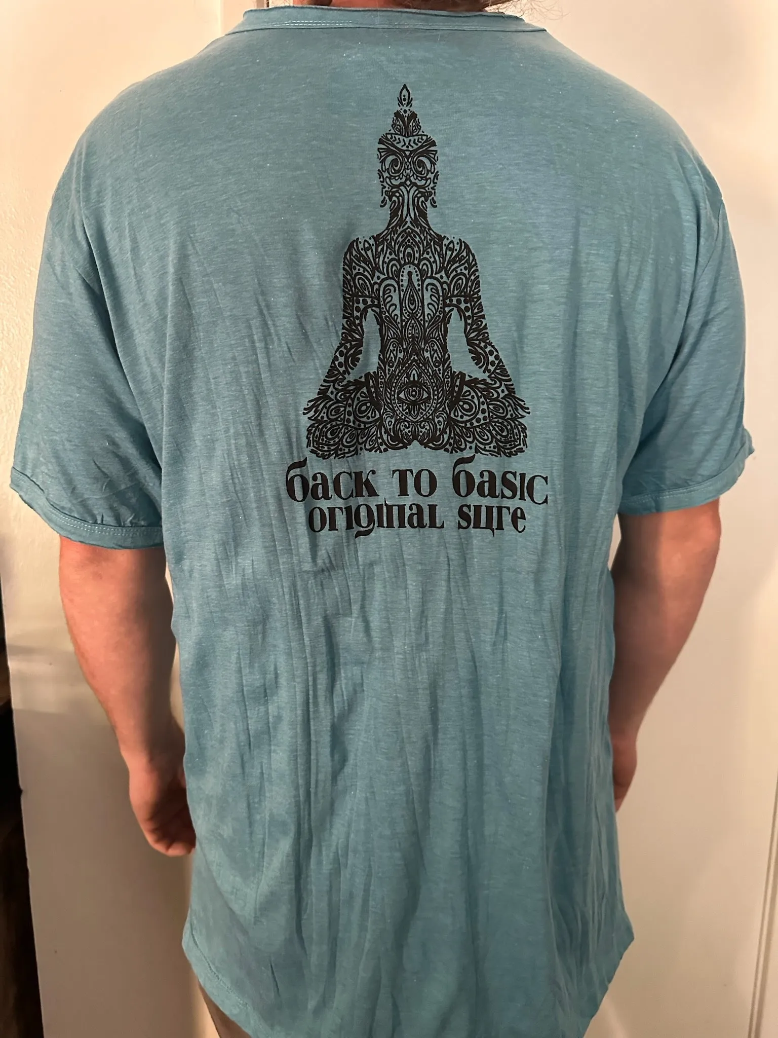 Men's Printed Meditating Buddha T-Shirt