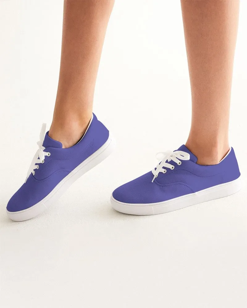 Midtone Blue Canvas Sneakers | Women's | C80M80Y0K0