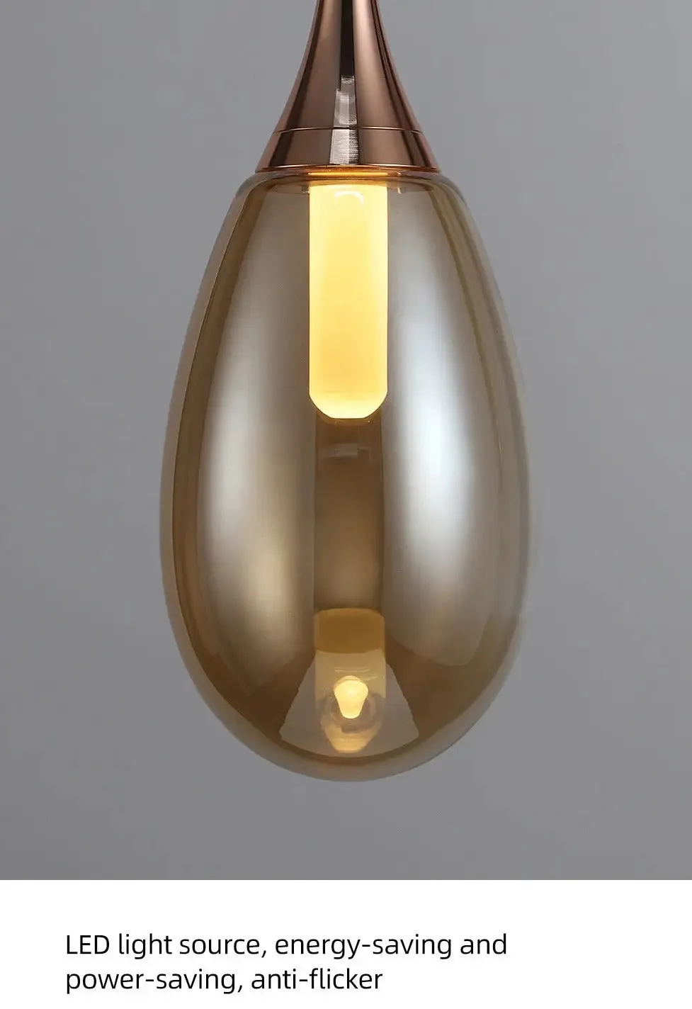 Modern Gold Glass Ball Light