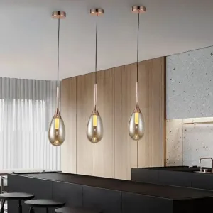 Modern Gold Glass Ball Light