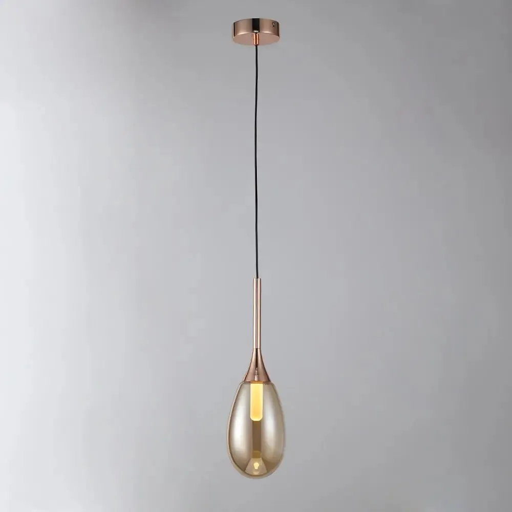Modern Gold Glass Ball Light