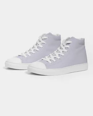 Pale Blue Women's High-top Canvas Sneakers | Women's | Bright Pale Blue | C10M10Y0K0