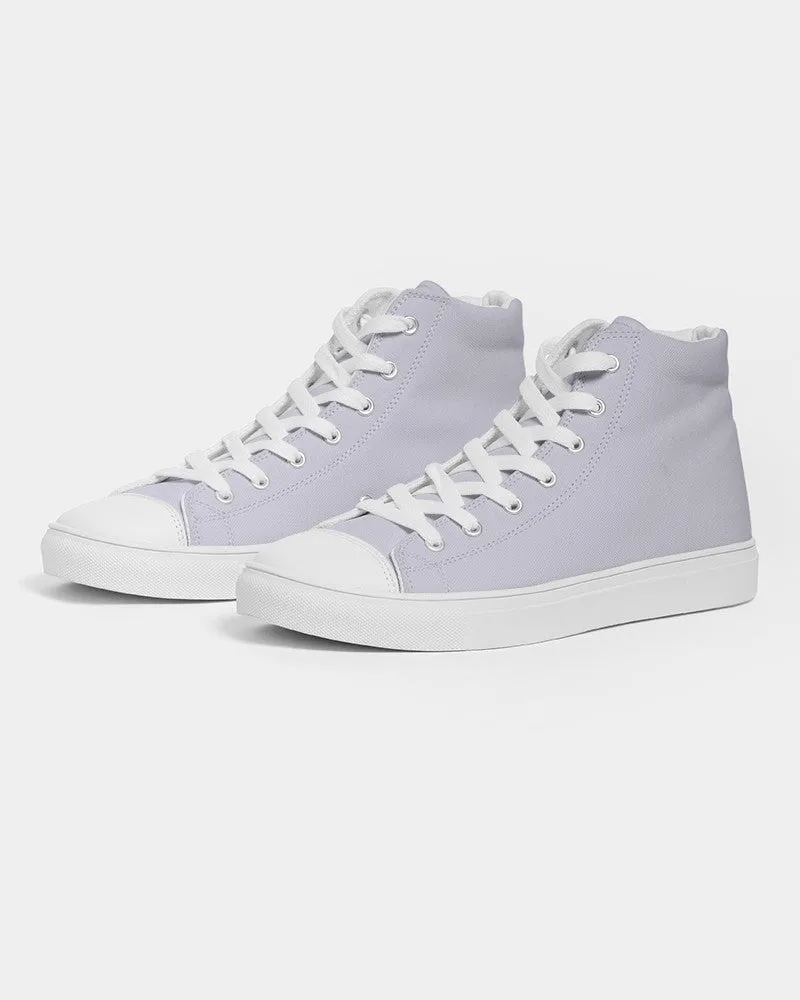 Pale Blue Women's High-top Canvas Sneakers | Women's | Bright Pale Blue | C10M10Y0K0