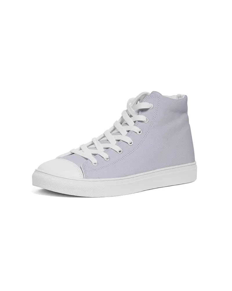 Pale Blue Women's High-top Canvas Sneakers | Women's | Bright Pale Blue | C10M10Y0K0