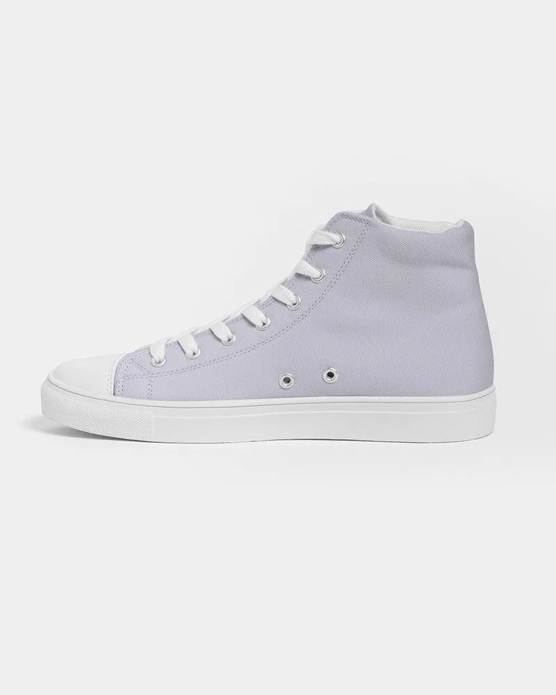 Pale Blue Women's High-top Canvas Sneakers | Women's | Bright Pale Blue | C10M10Y0K0