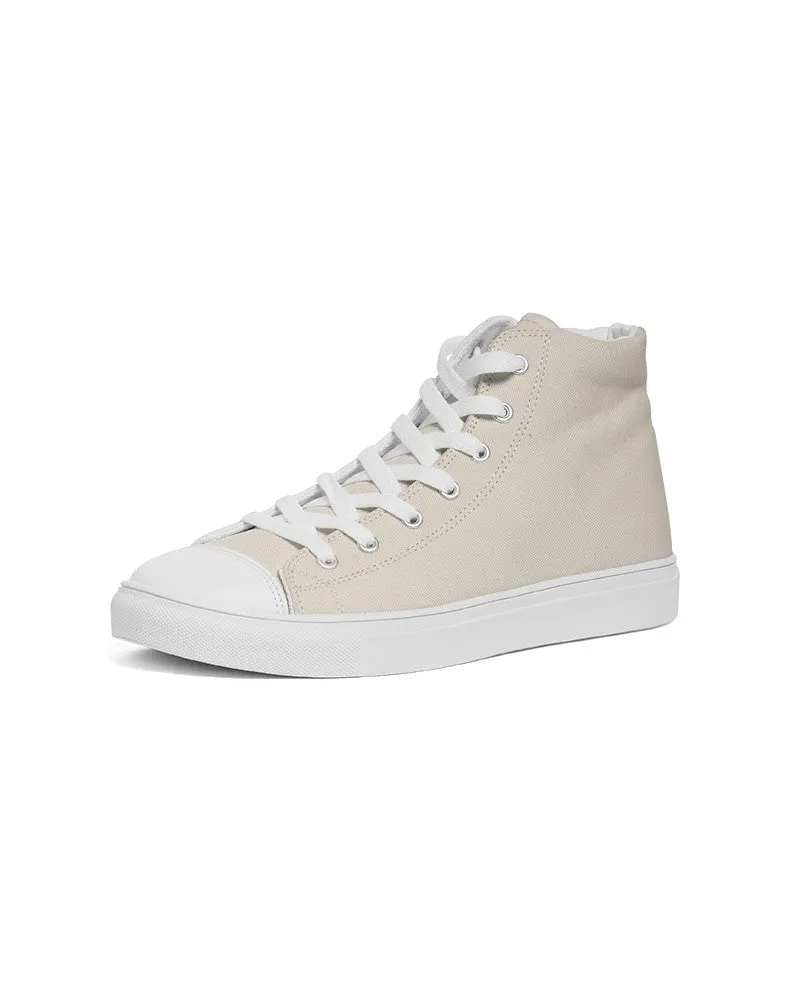 Pale Orange Men's High-top Canvas Sneakers | Men's | Bright Pale Orange | C0M5Y10K0