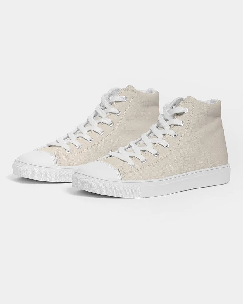 Pale Orange Men's High-top Canvas Sneakers | Men's | Bright Pale Orange | C0M5Y10K0