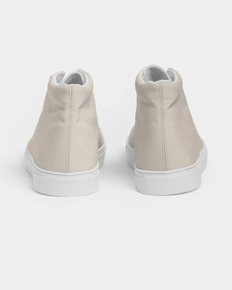 Pale Orange Men's High-top Canvas Sneakers | Men's | Bright Pale Orange | C0M5Y10K0