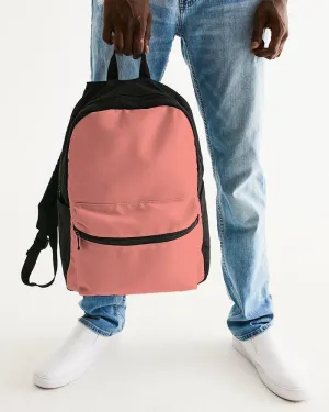Pastel Pink Red Canvas Backpack | Bright Pastel Pink Red | C0M60Y45K0