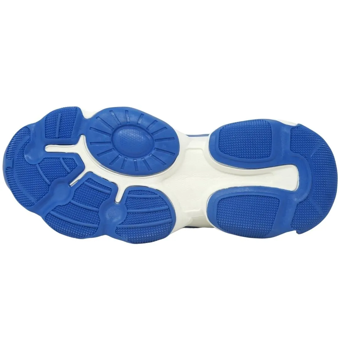 Plein Sport Bold Brand Logo Blue Sneakers
