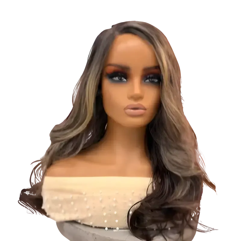 Porscha | Synthetic Long Loose Waves with Layered Cut