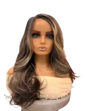 Porscha | Synthetic Long Loose Waves with Layered Cut