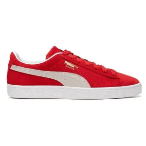 Puma Men's Suede Classic 21 Shoes - High Risk Red / White