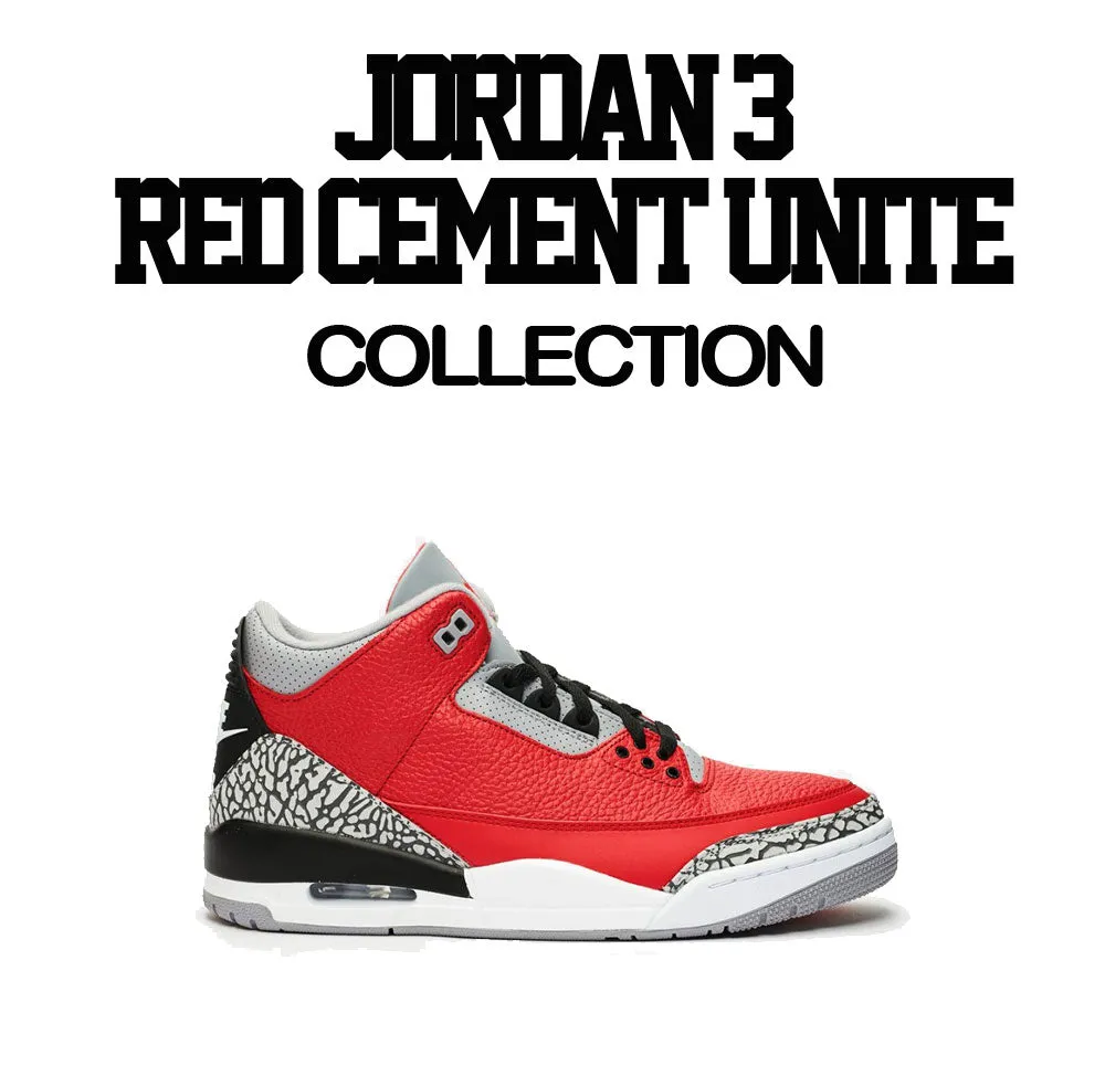 Retro 3 Red Cement Bright Future Shirt